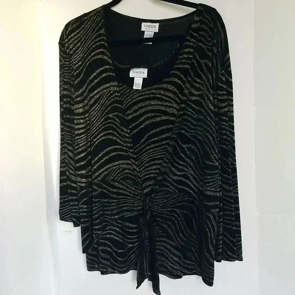 Chico's Travelers tank/ toe front cover up 3 - Picture 1 of 9